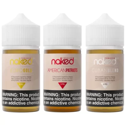 Naked 100 Tobacco 3 Bottle Bundle - Vape Product, Vape Product
