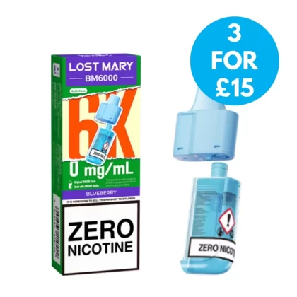 Lost Mary BM6000 Refill Pack – Nicotine Free - Vape Co