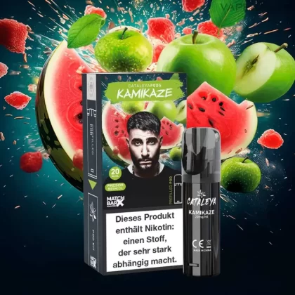 Cataleya by Samra Prefilled Pod – KAMIKAZE - Aromastoffe / Nikotin / Glycerin / Nikotinsalz / Propylenglykol / Cataleya by Samra / 20mg/ml