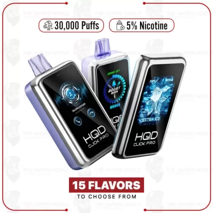 HQD Cuvie Click Pro 30k Puffs Disposable Vape - Thevapersworld