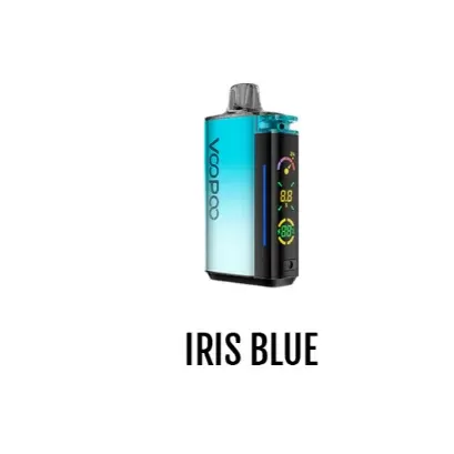 VOOPOO VRIZZ 15ML POD KIT [CRC] - COLOR#IRIS BLUE>MIDNIGHT BLACK>PHANTOM PURPLE>SILVER AND BLACK>SPRING GREEN>SUNSET ORANGE