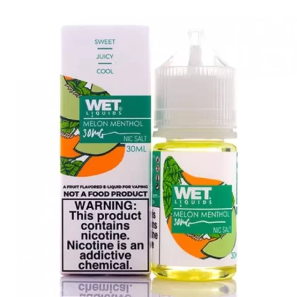 WET LIQUIDS Melon Menthol SaltNic – 30 ml