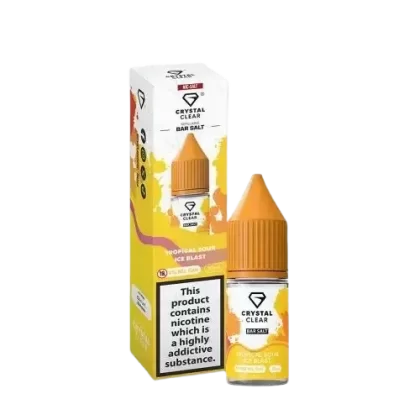 Tropical Sour Iced Blast Nic Salt by Crystal Clear Bar Salts