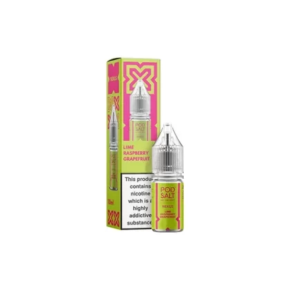 Pod Salt Nexus Lime Raspberry Grapefruit E Liquid 10ml - Nicotine Strength#20mg>10mg>5mg