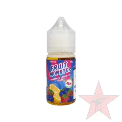 Fruit Monster – Blueberry Raspberry Lemon – Salt Nic – 30mL - Nicotine Salt (mg)#24 mg>48 mg