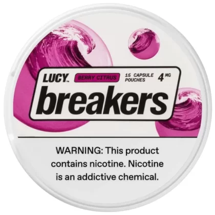 Lucy Breakers Capsule Nicotine Pouches – Berry Citrus - Vape Product, Vape Product