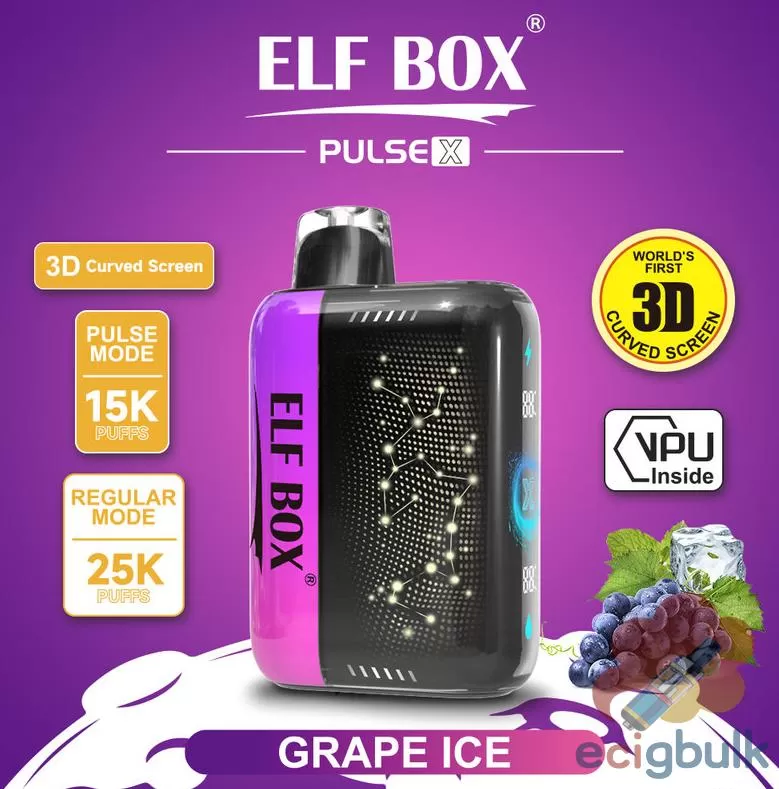 Elfbox Pulse-X 25000 Puffs Rechargeable Disposable Vape | Dual Mesh & AI Boost - Image 3
