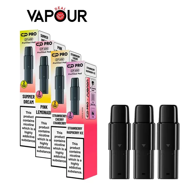 CP Pro 600 Prefilled Pods - Strawberry Raspberry Ice