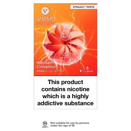Vuse ePod vPro Mandarin Cinnamon Pods - 6mg