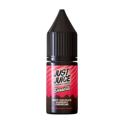 White Chocolate Raspberry Cheesecake Nic Salt by Just Juice Dessert - 10mg - Vape Product (4E4BFC)