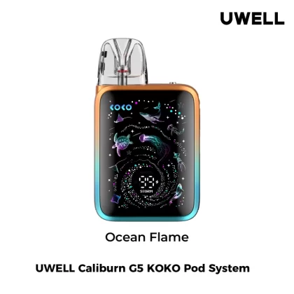 Uwell Caliburn G5 Koko 35W Pod Kit - Fantasy Pink, Golden Brown