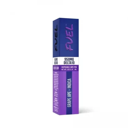 Grape Ape Strain Vape – Grape Ape Vape Pen – Delta 10 – Disposable – 950MG – Fuel