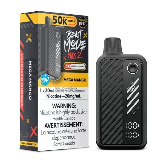 Flavour Beast Mode Max 2 – Mega Mango – 50,000 Puffs