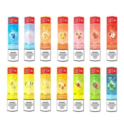 SWFT 3K Disposable Vape - Single Pack; Banana Ice, Cotton Candy; Vape Product