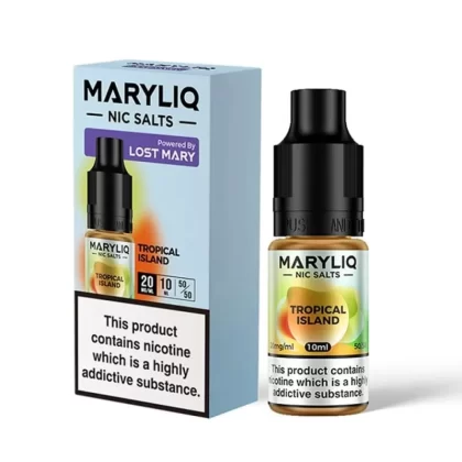 Tropical Island Nic Salt E-Liquid by Lost Mary Maryliq (10ml) - 20mg