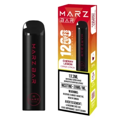Marz Bar – Disposable Vape – 0 Nicotine – Cherry Lemon