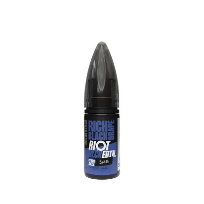 Riot Squad BLCK EDTN Rich Black Grape Nic Salt E-Liquid