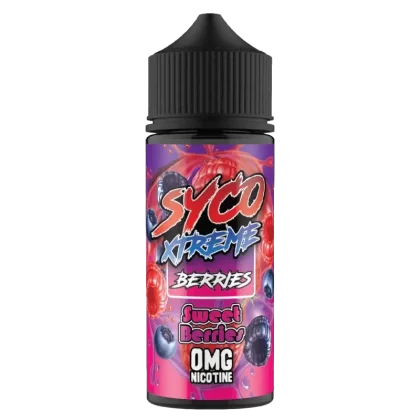 SWEET BERRIES E LIQUID BY SYCO XTREME BERRIES 100ML 80VG
