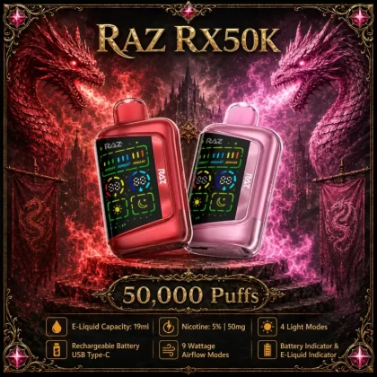 RAZ RX50K - Blue Raz (Gush Edition) - Vapeciga