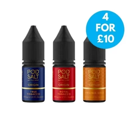 11mg Pod Salt Origins Tobacco 10ml Nic Salt (50VG/50PG) - Vape Co