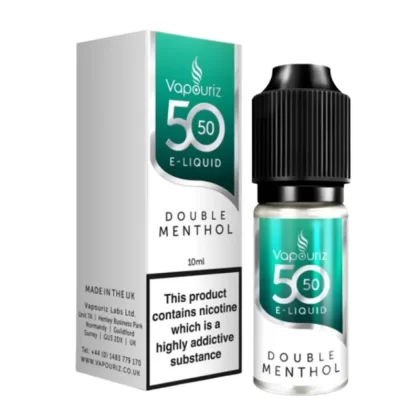 Double Menthol E-Liquid 50/50 Series by Vapouriz (10ml) - 18mg