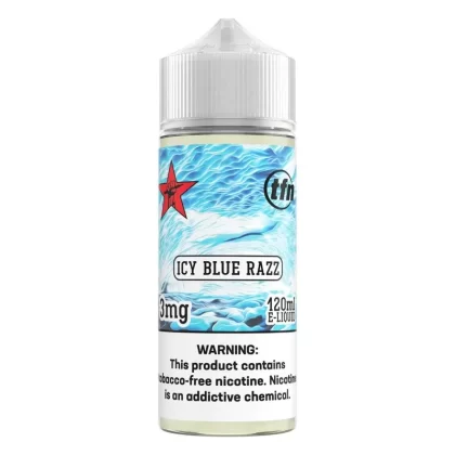 Icy Blue Razz - Size#30mL>60mL>120mL>0mg>3mg>6mg