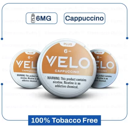 Velo Plus Cappuccino 6mg Nicotine Pouch – Electronic Puffs