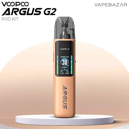 VooPoo Argus G2 Podsystem – Peachy Beige - Pod Kit / 1100 mAh / 3 ml / USB-C / Peachy Beige