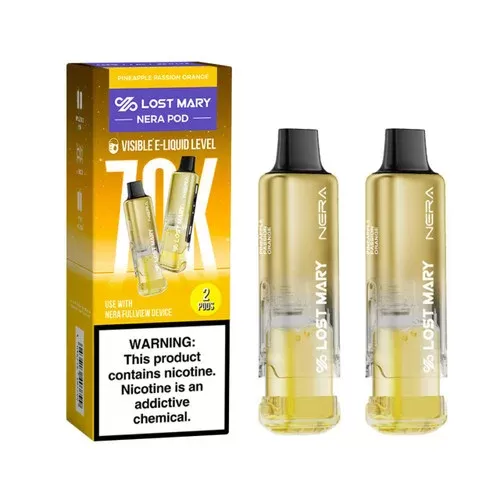 Lost Mary Nera Fullview Pre-filled Replacement Pod – 70K Puffs (Pack of 2)