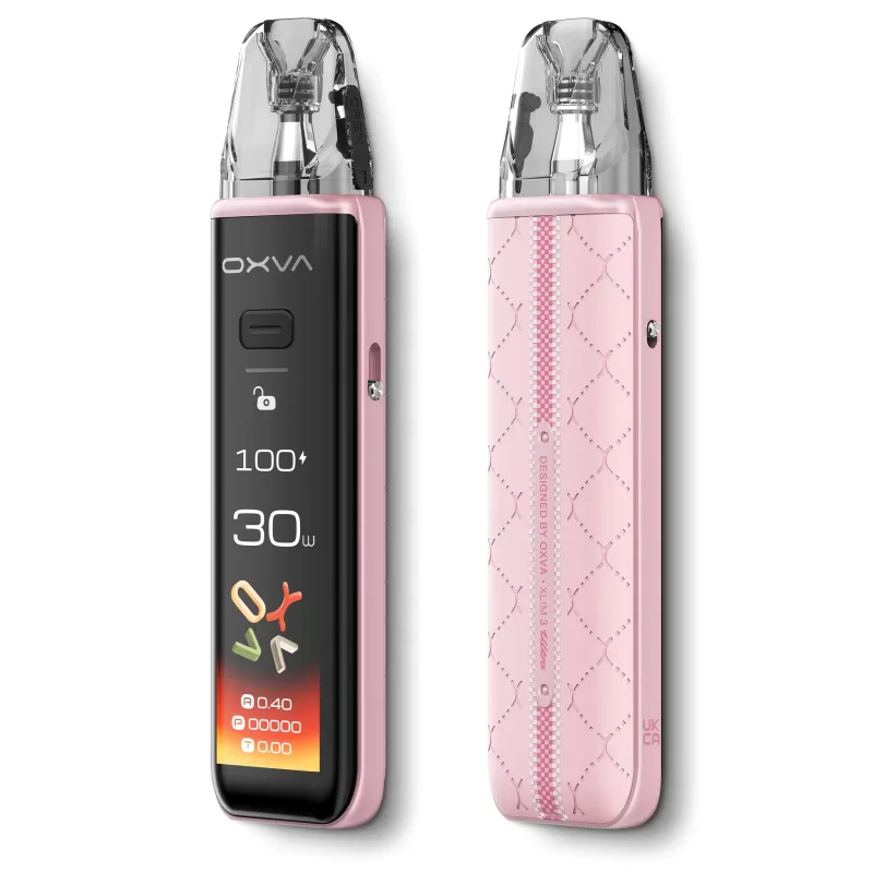 Xlim 3 Ultra Kit by Oxva - Bordeaux Red, Cherry Pink (873D69) - Image 3