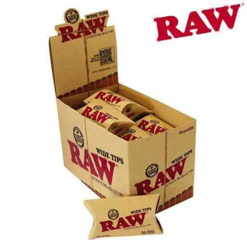 RAW Wide Prerolled Tips – Smoking Accessories - Image 2