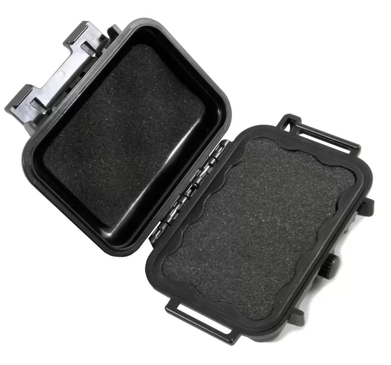 CLOUD/TEN 5.75″ Smell Proof Hard Travel Case for Mini Glass Pipes and Chillums with Customizable Foam