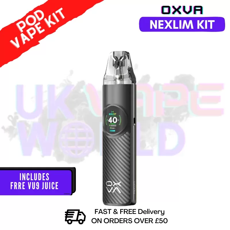 Black Warrior Oxva NeXlim Refillable Pod Vape Kit