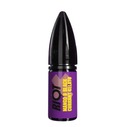 Mango And Blackcurrant Gelato Nic Salts E-Liquid Riot X by Riot Squad (10ml) - 20mg