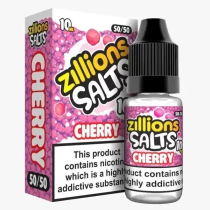 CHERRY ZILLIONS NICOTINE SALT E-LIQUID BY ZILLIONS SALTS
