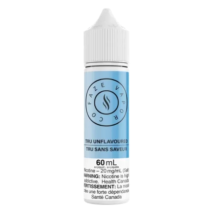 Faze Vapor Co 60mL Salts – Tru Unflavoured