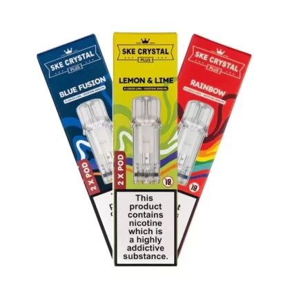 SKE Crystal Plus Replaceable Pre-Filled Pods - Kiwi Passion Fruit Guava