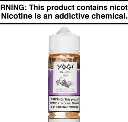 PURPLE GRAPE ICE BY YOGI DELIGHTS E LIQUID 100ML - Vapejuice