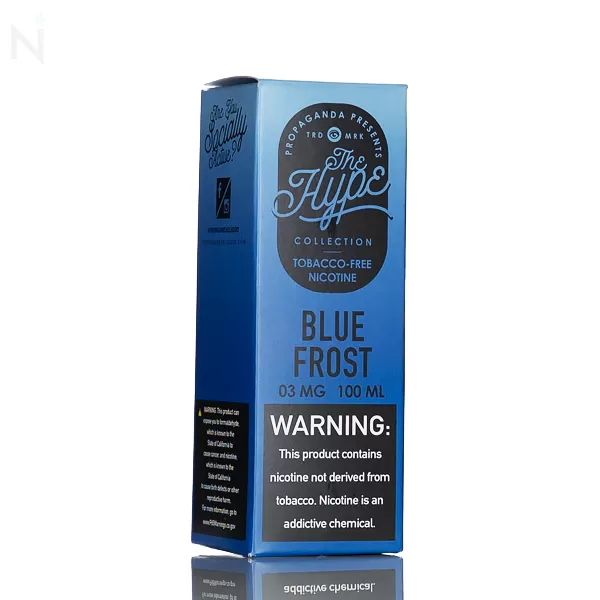 The HYPE by Propaganda E-Liquid - Blue Frost - 100ml - 6mg - Image 3