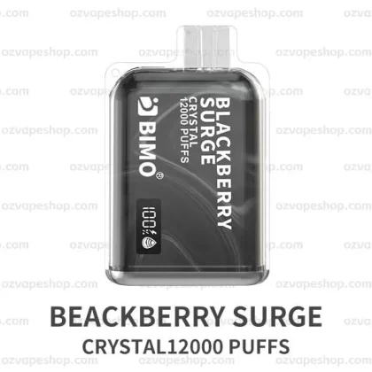 BIMO Crystal 12k Puffs- Blackberry Surge - Vape Store
