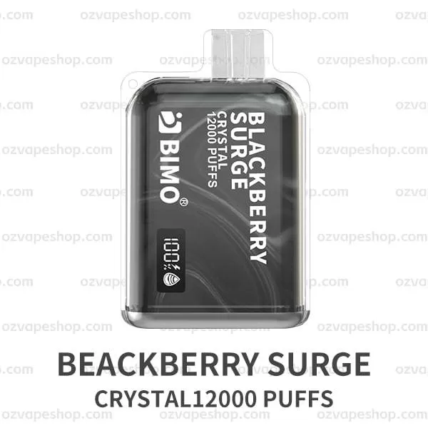 BIMO Crystal 12k Puffs- Blackberry Surge - Vape Store