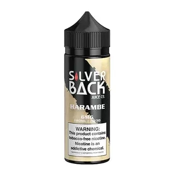 Silver Back E-Liquid | Harambe - Nicotine#0mg>3mg>6mg (F4C838)