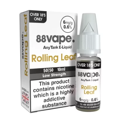 Rolling Leaf E-Liquid Anytank & Original Series by 88vape (10ml) - 11mg