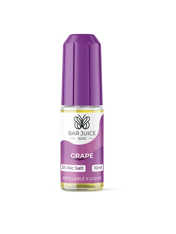 Bar Juice 5000 Grape Nic Salt E-Liquid - 20mg