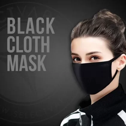 Black Unisex Face Mask