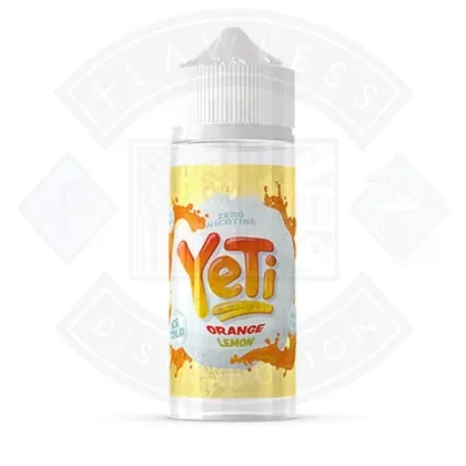 Yeti Ice Cold Orange Lemon 0mg 100ml Shortfill E-Liquid - Ecigdepot