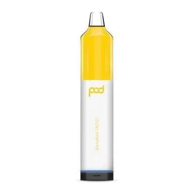 Pod Mesh Banana Frost V2 5500 Puffs Disposable Vape