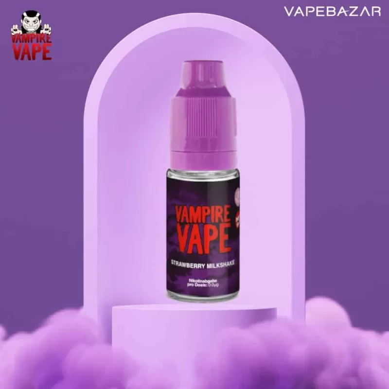 Vampire Vape Liquid – Strawberry Milkshake - Vapebazar