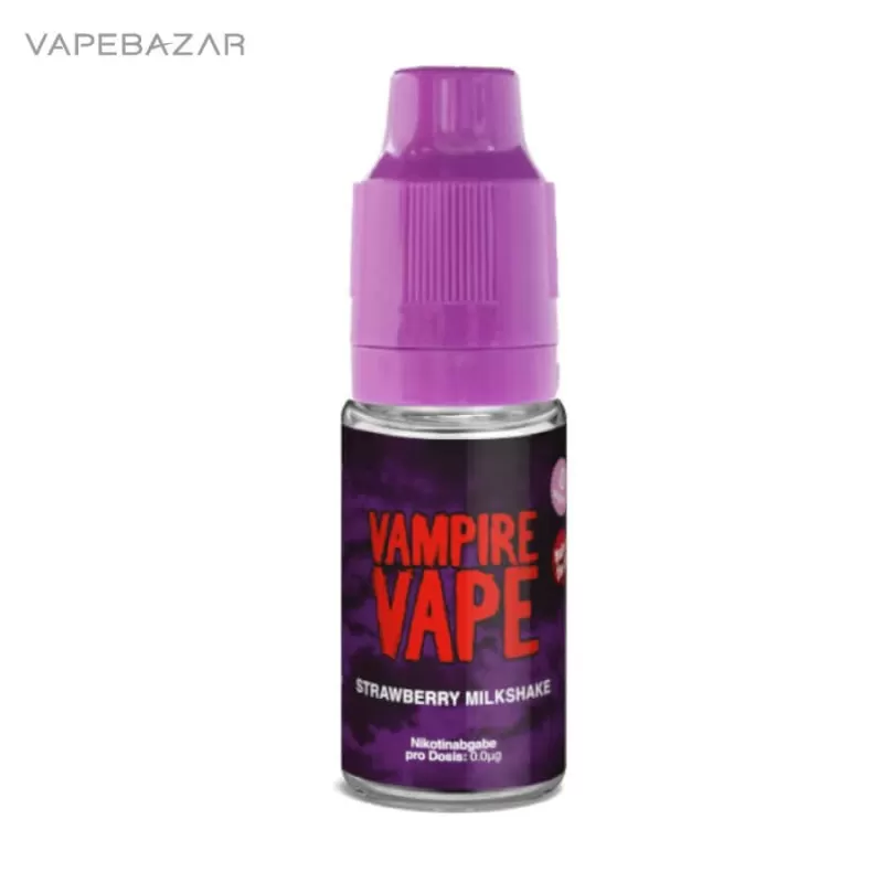 Vampire Vape Liquid – Strawberry Milkshake - Vapebazar - Image 3