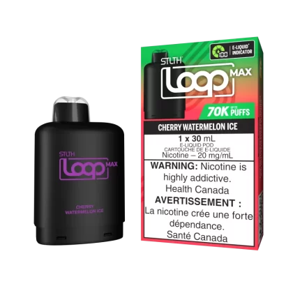 STLTH LOOP MAX Pod Pack - Cherry Watermelon Ice - 20 mg/mL (wholeseller) (SK) - Excise FED